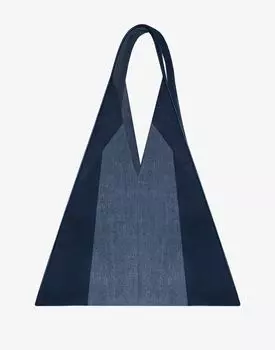 Треугольная апсайкл-сумка `RISHI