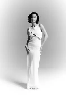 Трикотажное платье `RISHI