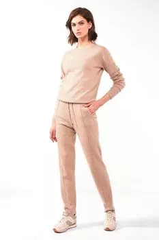 Трикотажные брюки с застроченной стрелкой Paola Ray