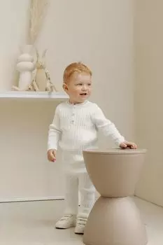 Трикотажный вязаный костюм из хлопка Leoking