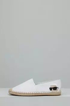Туфли эспадрильи с принтом Karl Lagerfeld