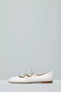 Туфли-балетки кожаные на ремешках Gioia Dell’Acqua