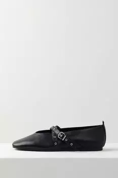 Туфли балетки кожаные с ремешками Tommy Hilfiger