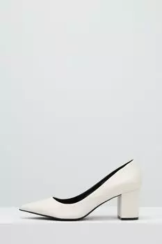 Туфли кожаные на каблуке HUGO