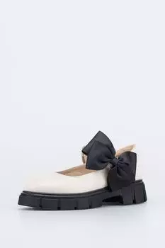 Туфли кожаные с бантом Котофей