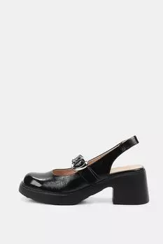 Туфли кожаные с ремешком Wonders