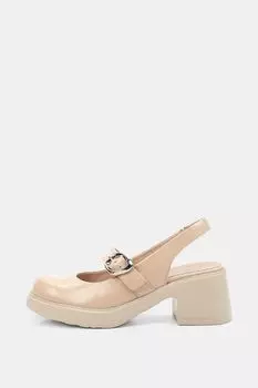 Туфли кожаные с ремешком Wonders