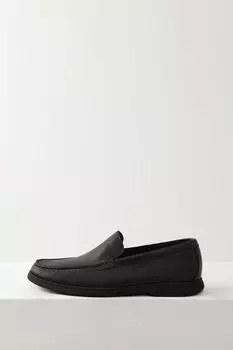 Туфли лоферы кожаные BOSS