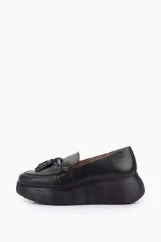 Туфли лоферы кожаные с кисточками Wonders