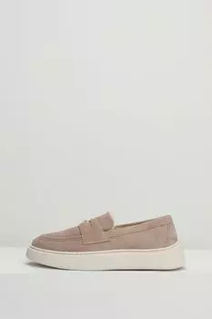 Туфли-лоферы замшевые утепленные Furla