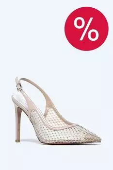 Туфли на каблуке со стразами VITACCI