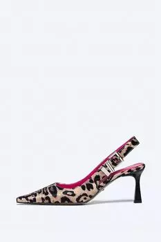 Туфли с анималистичным принтом VITACCI