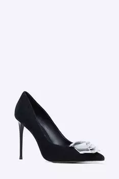 Туфли велюровые с декором VITACCI