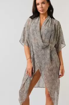 Туника-накидка с принтом ESFIR