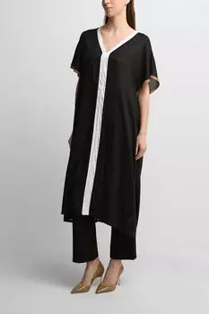 Туника трикотажная с контрастными деталями BOSS