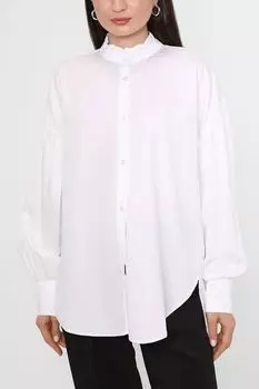 Удлиненная блуза с объемными рукавами Marc Aurel