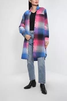 Удлиненная рубашка в клетку s.Oliver