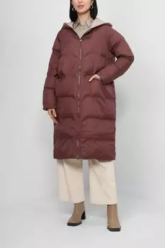 Удлиненная стеганая куртка с капюшоном Auranna