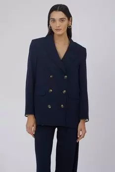 Удлиненный двубортный пиджак Silvian Heach