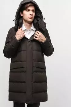 Удлиненный пуховик с капюшоном D.Molina