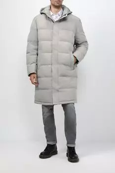 Удлиненный пуховик с капюшоном MARCO DI RADI