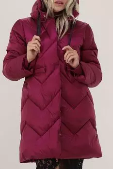 Удлиненный пуховик с капюшоном TWINSET