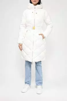 Удлиненный пуховик с поясом Auranna
