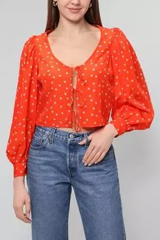 Укороченная блуза с объемными рукавами LEVI'S