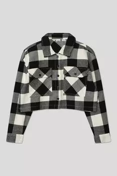 Укороченная рубашка в клетку IDO
