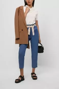 Укороченные брюки на резинке Rinascimento