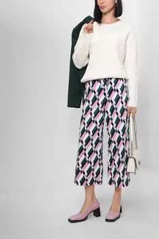 Укороченные брюки свободного кроя Emme Marella