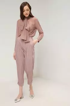 Укороченные брюки в полоску BELUCCI