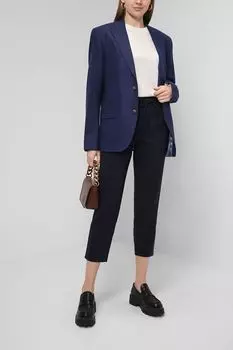 Укороченные брюки в полоску Betty & Co