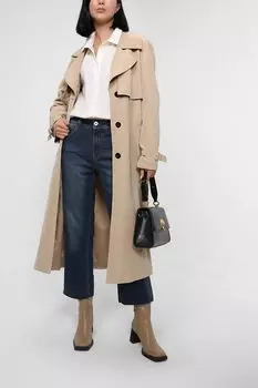 Укороченные джинсы с необработанным краем Taifun