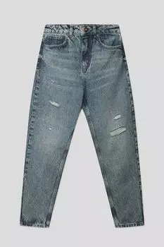 Укороченные джинсы с разрезами Loft