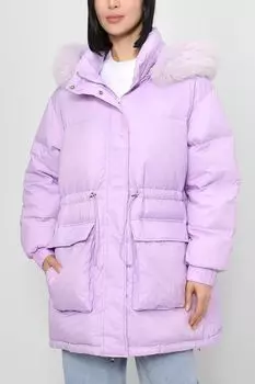 Укороченный пуховик с кулиской на талии BELUCCI