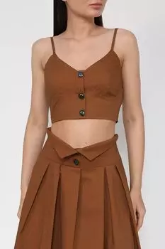 Укороченный топ на тонких лямках Rinascimento