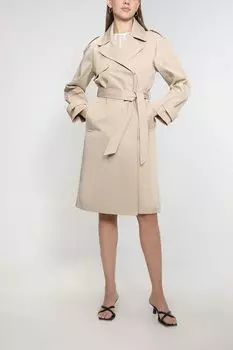 Укороченный тренч с поясом Emme Marella