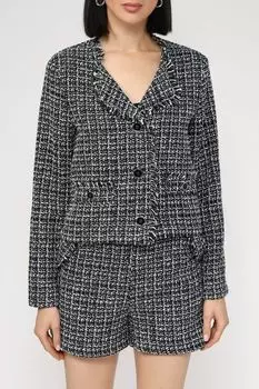 Укороченный жакет из ткани букле Rinascimento