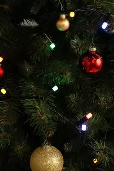 Уличная электрогирлянда из 100 разноцветных матовых LED огней Карнавал Holiday Classics