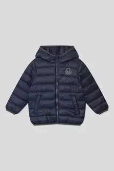 Утепленная куртка с капюшоном Benetton