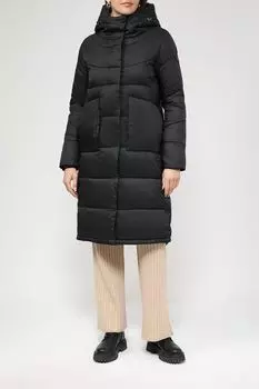 Утепленная куртка с капюшоном и накладными карманами Rinascimento