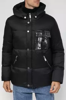 Утепленная куртка с капюшоном John Richmond