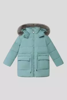 Утепленная куртка с меховой отделкой Pulka