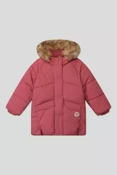 Пальто утепленное с меховой отделкой s.Oliver