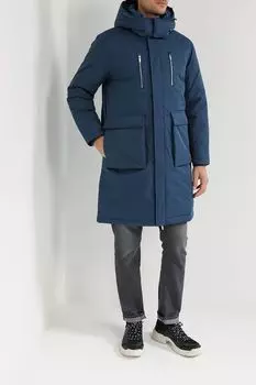 Утепленная парка с накладными карманами MARCO DI RADI