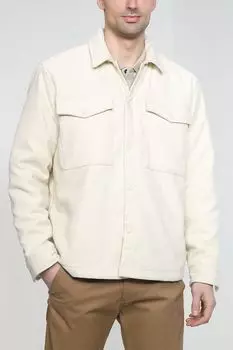 Утепленная рубашка с накладными карманами Esprit Casual