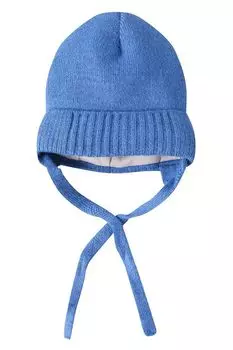 Утепленная шапка на завязках Panda&Elephant