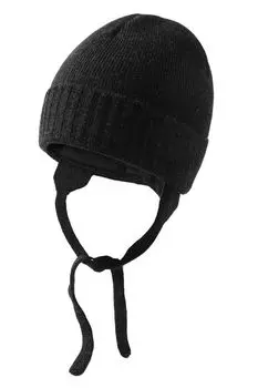 Утепленная шапка на завязках Panda&Elephant