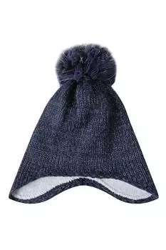 Утепленная шапка с помпоном Bogi